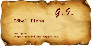 Göbel Ilona névjegykártya